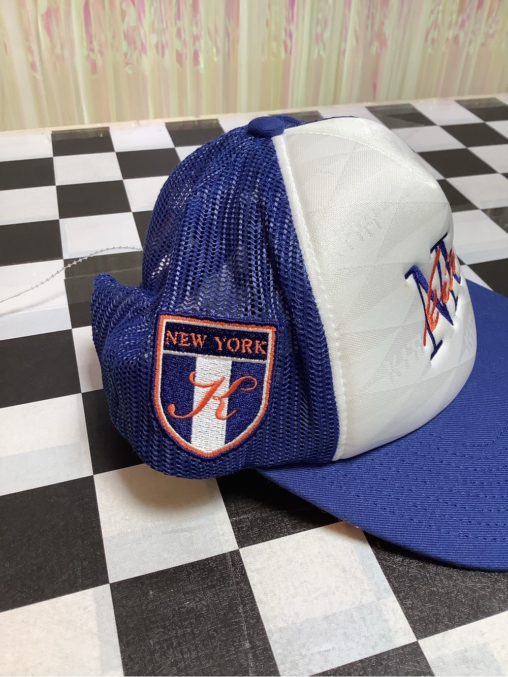 Kith Kids Trucker Hat - Blue, White & Orange - Picture 2 of 5